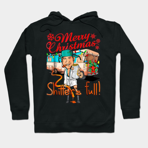 Funny-Merry-Christmas-Shitters-Full-Cousin-Eddie Hoodie by Kanalmaven